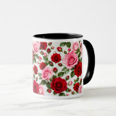 Mug Paradis romantique des roses (Devant droit)