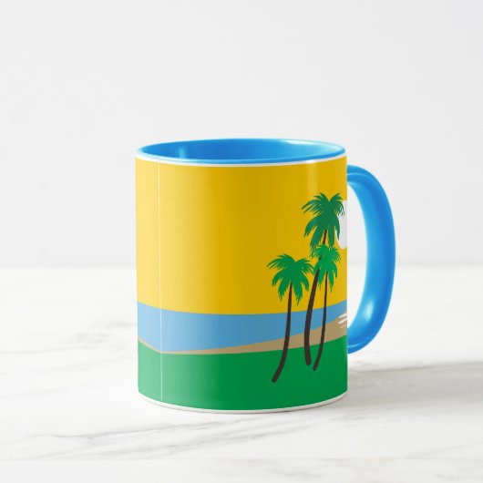 Mug Paradis tropical (Devant droit)