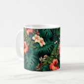 Mug Paradis tropical coloré Hawaii Aloha Fleurs (Devant gauche)