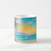 Mug Paradis Tropical Coloré Mer & Palmiers (Centre)