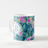 Mug PARADIS TROPICAL DE LA MARINE Monogramme Hibiscus (Devant gauche)