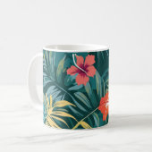 Mug Paradis Tropical Floral (Devant gauche)