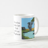 Mug Paradise to do list: Elephant (Devant droit)