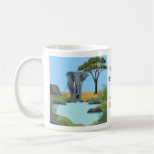 Mug Paradise to do list: Elephant (Gauche)