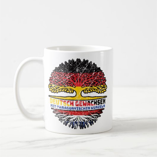 Mug Paraguayen Deutsch Deutschland Baum (Gauche)