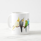 Mug Parakeets & Cockatiels ! (Devant gauche)