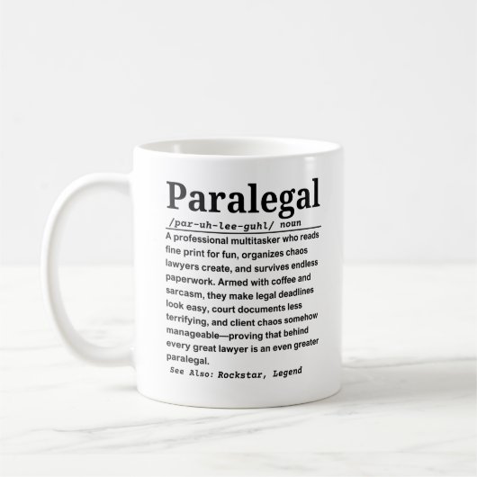 Mug Paralégal (Gauche)