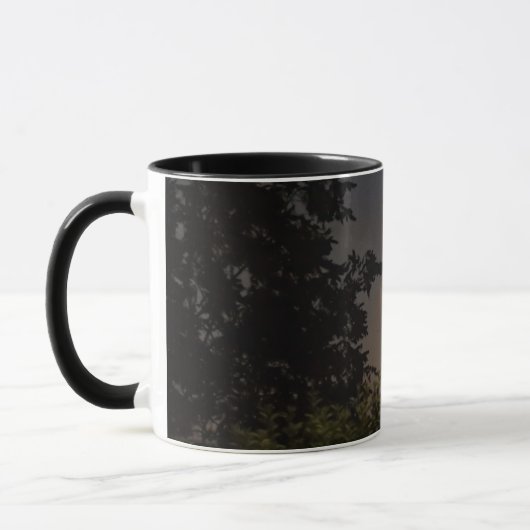 Mug Paramètre de lune de croissant (Gauche)