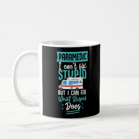 Mug Paramètre d'urgence EMS sarcastique ne peut pas ré (Gauche)