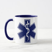 Mug Paramètre EMT EMS Cross avec couleurs personnalisé (Gauche)