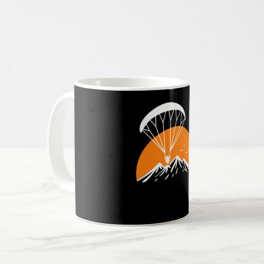 Mug Paramotorisation Vintage rétro (Devant gauche)