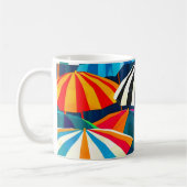 Mug Parapluie Abstrait Rainbow Beach (Gauche)