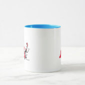 Mug Parapluie de marche monogrammé Dr Seuss Chat dans (Centre)