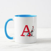 Mug Parapluie de marche monogrammé Dr Seuss Chat dans (Gauche)