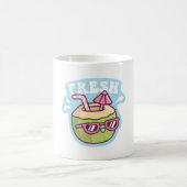 Mug Parapluie d'eau de coco fraîche (Centre)