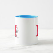 Mug Parapluie Dr Seuss Chat Chapeauté Monogramme M (Centre)