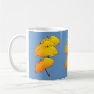 Mug Parapluie jaune flottant