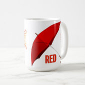 Mug Parapluie rouge (Devant droit)