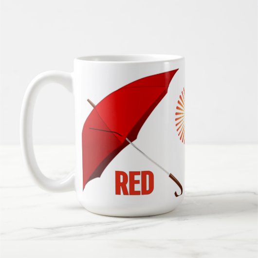 Mug Parapluie rouge (Gauche)
