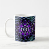 Mug Parapluie violet & coeurs .7 (Gauche)