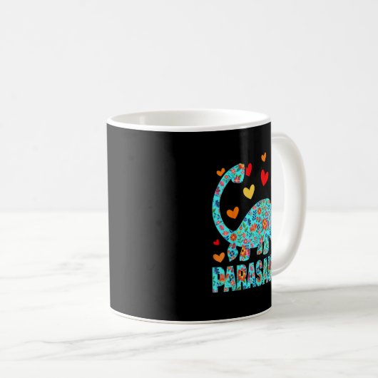 Mug Parasaurus Paraprofessional Paraeducator Dinosaur (Devant droit)