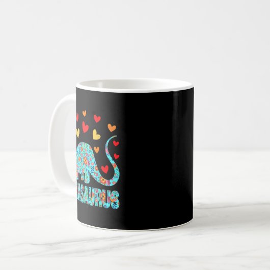 Mug Parasaurus Paraprofessional Paraeducator Dinosaur (Devant gauche)