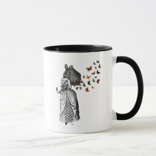 Mug Parasol 2 de lapin et de papillon