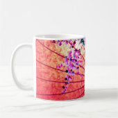 Mug parasol oriental japonais floral rose (Gauche)