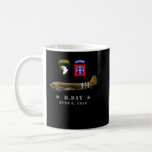 Mug Paratroopers DDay WWII Norandy 82 nd 101nd Air
