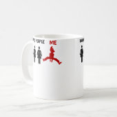 Mug Parc à thème drôle Normal Pepole Me Parkour Saut F (Devant gauche)