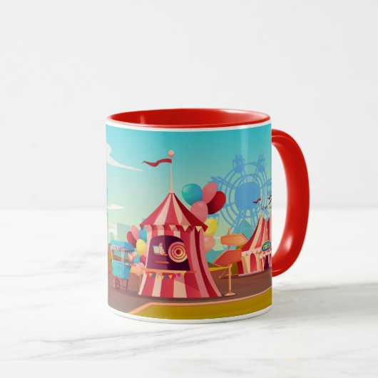 Mug Parc d'attractions Circus (Devant droit)