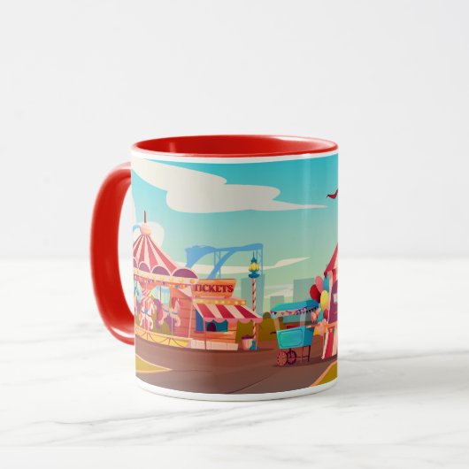 Mug Parc d'attractions Circus (Devant gauche)