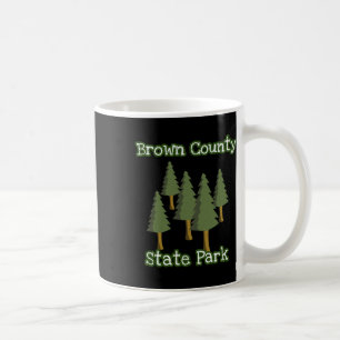 Mug Parc d'État du comté de Brown Indiana Forêt Bois C