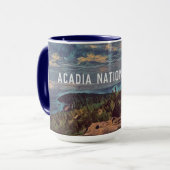 Mug Parc national Acadia Sky Personnalisable Jumbo (Devant gauche)