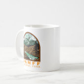 Mug Parc national Banff Canada Vintage Voyage (Devant gauche)