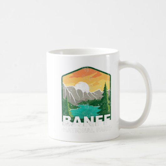 Mug Parc national Banff Lac Louise Canada Vintage (Droite)