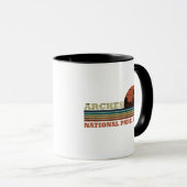 Mug Parc national de Arches vintage Moab Utah (Devant droit)