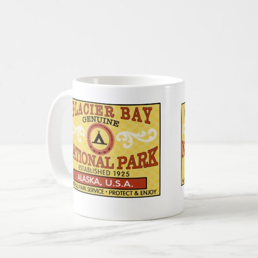 Mug Parc national de baie de glacier (Devant gauche)