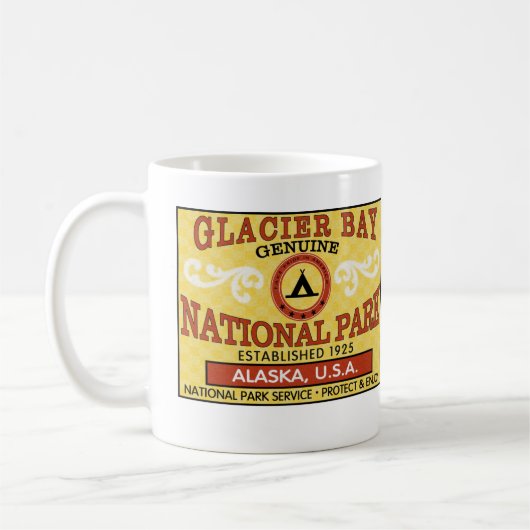 Mug Parc national de baie de glacier (Gauche)