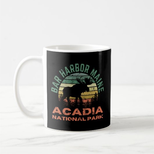 Mug Parc national de Bar Harbour Acadia Maine Moose Ra (Gauche)