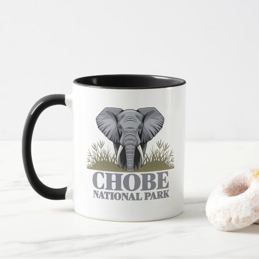 Mug Parc national de Chobe Botswana (Avec donut)