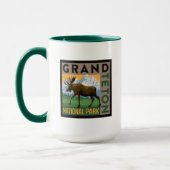 Mug Parc national de Grand Teton Moose (Gauche)