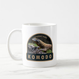 Mug Parc national de Komodo Indonésie Vintage