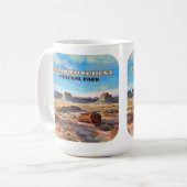 Mug Parc National de la Forêt Petrifiée Arizona Désert (Devant gauche)