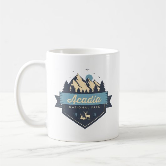 Mug Parc national de l'Acadie cool Rustique (Gauche)