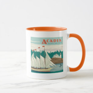 Mug Parc national de l'Acadie, Maine   Voilier & Balei