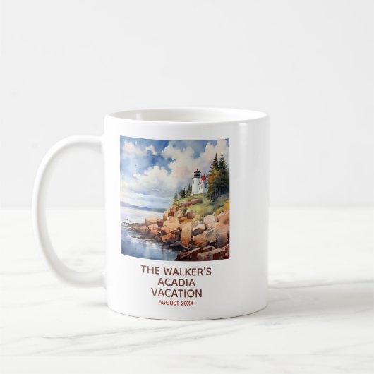 Mug Parc national de l'Acadie - Phare de Park Bass Har (Gauche)