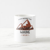 Mug Parc national de l'Acadie vintage Maine (Centre)