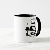 Mug Parc national de Mavrovo Design noir (Devant droit)