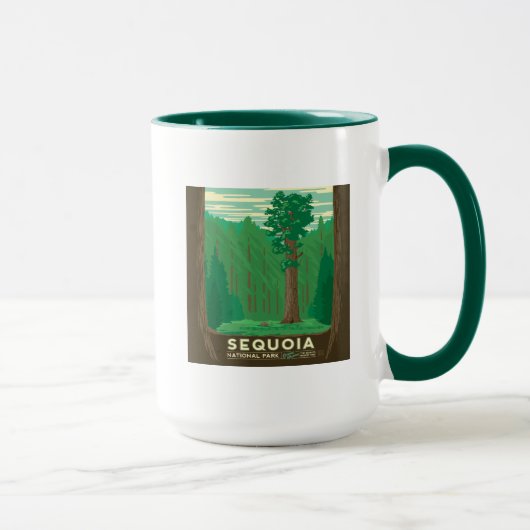 Mug Parc national de Sequoia (Droite)